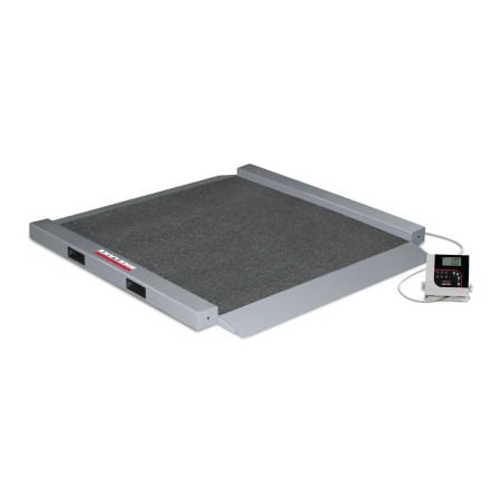 Rice Lake Weighing Systems Rice Lake RL-360-6 Dual-Ramp Portable Bariatric Wheelchair Scale, 1000 lb x 0.2 lb 150704